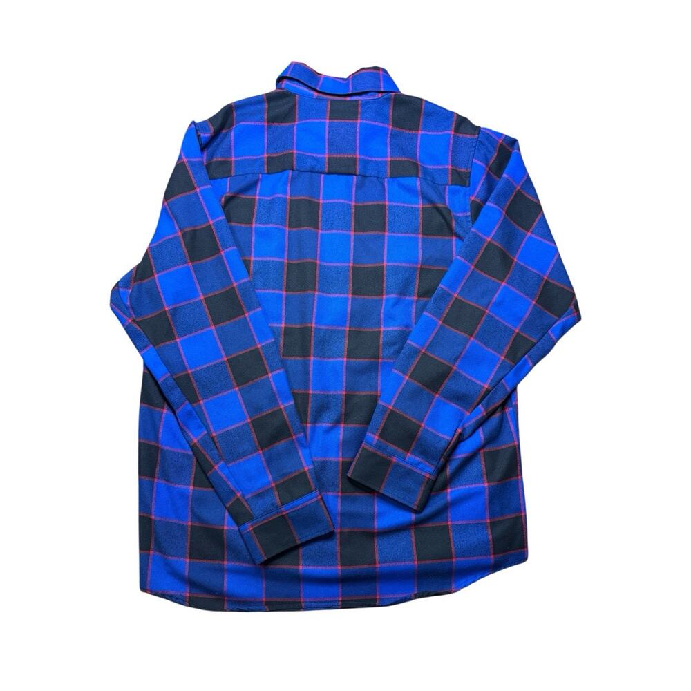 Dixxon Flannel Shirt Mens Large The Voorhees Blue Long Sleeve Halloween Horror - Picture 2 of 10